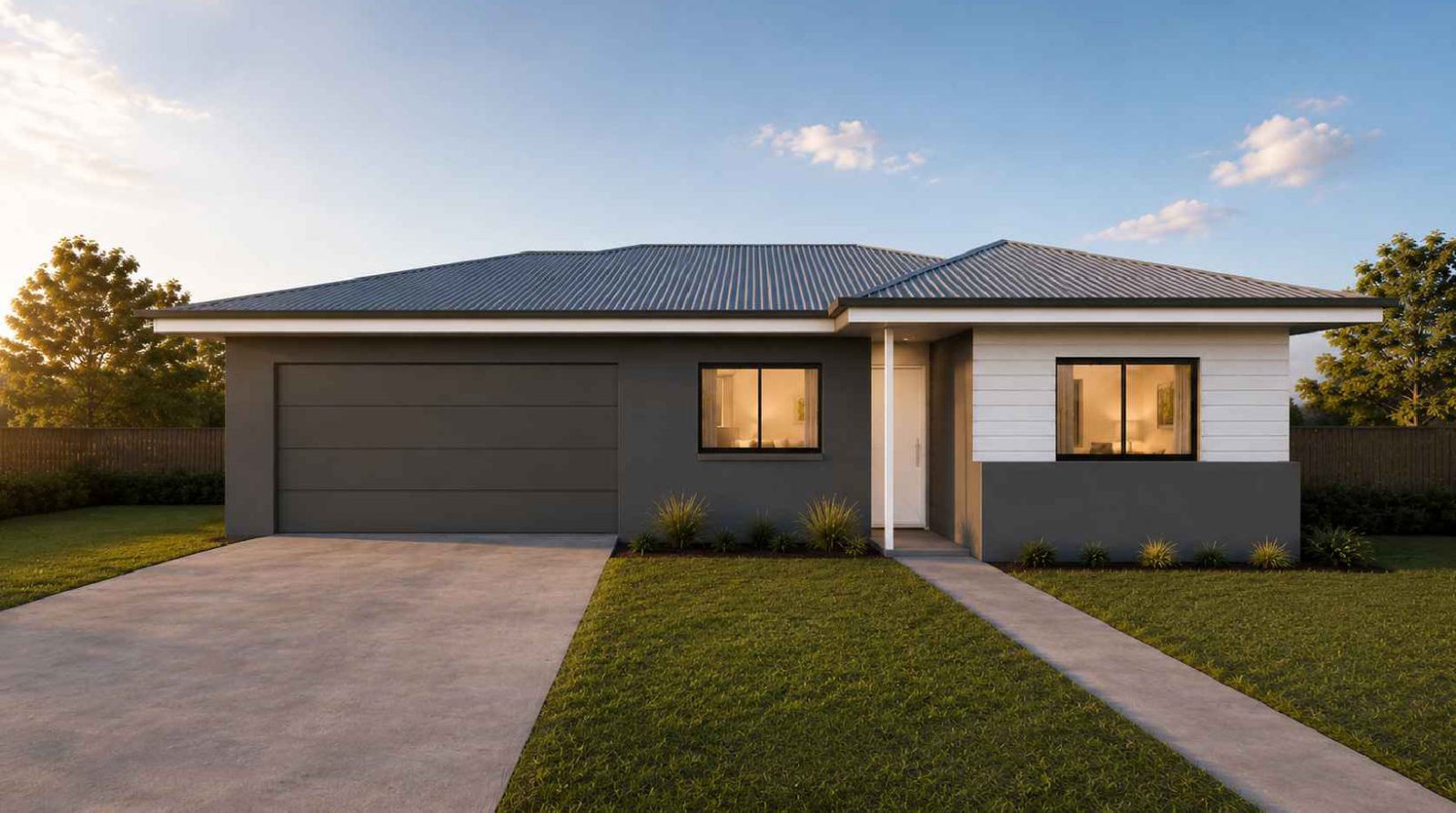 Approved facade design for Lot 22, New Road 2, Warnervale