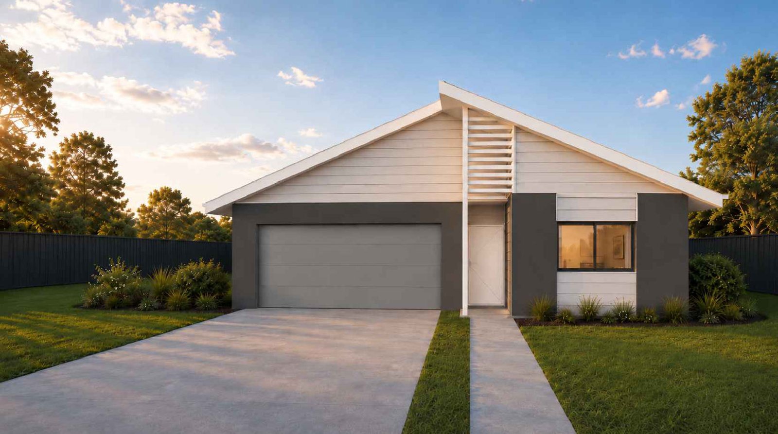 Approved facade design for Lot 23, New Road 2, Warnervale