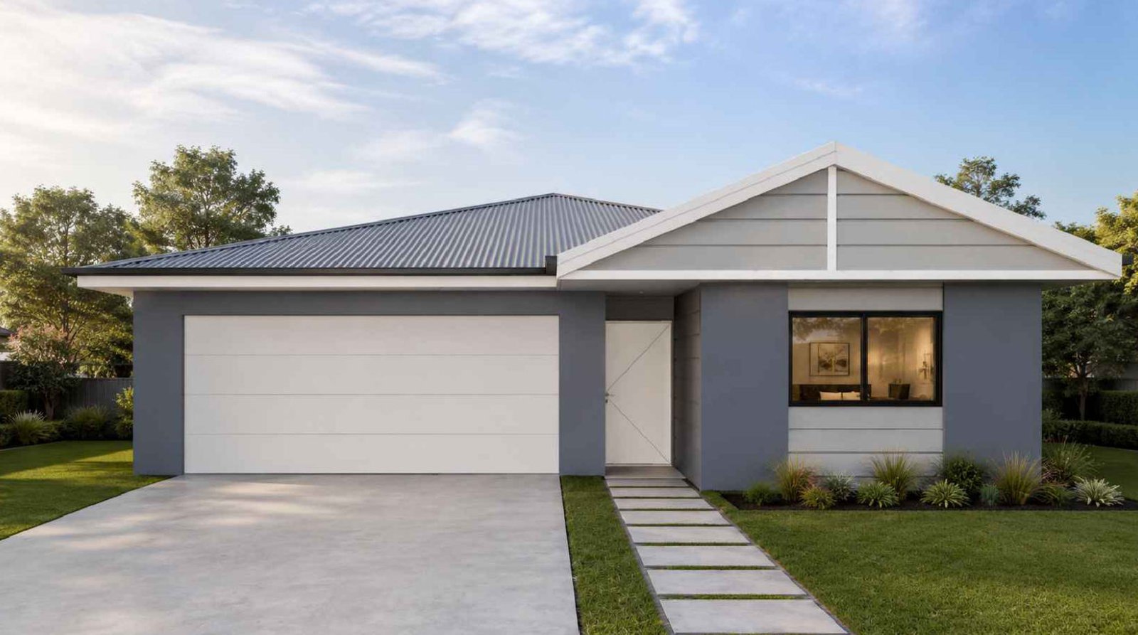 Approved facade design for Lot 46, Nikko Road, Warnervale