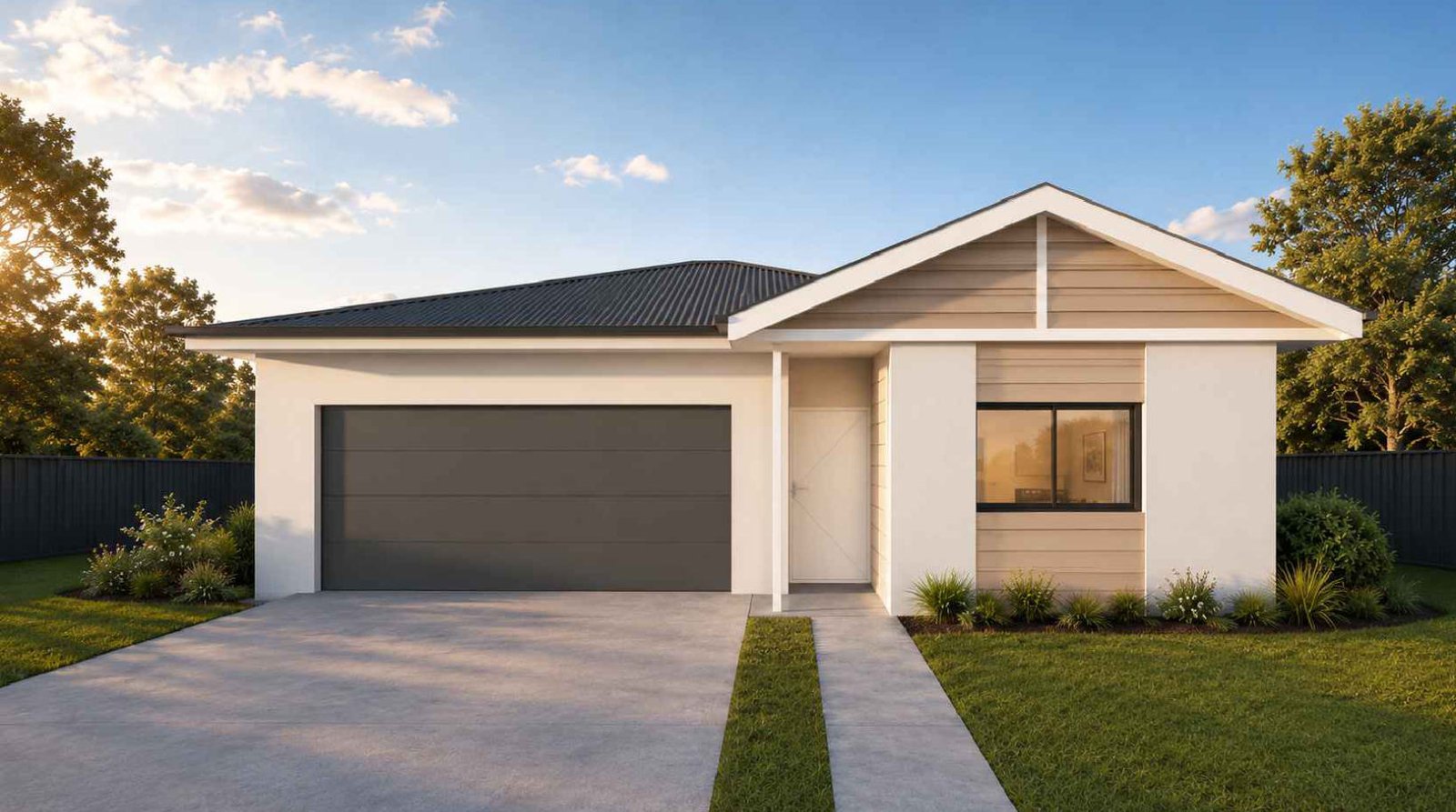 Approved facade design for Lot 49, Nikko Road, Warnervale